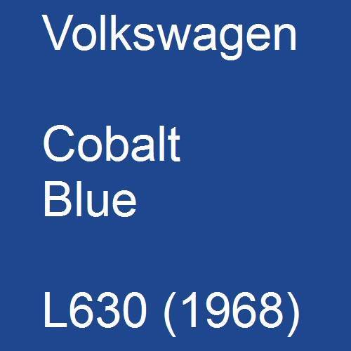 Volkswagen, Cobalt Blue, L630 (1968).